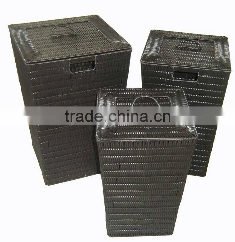 Modern PE rattan basket