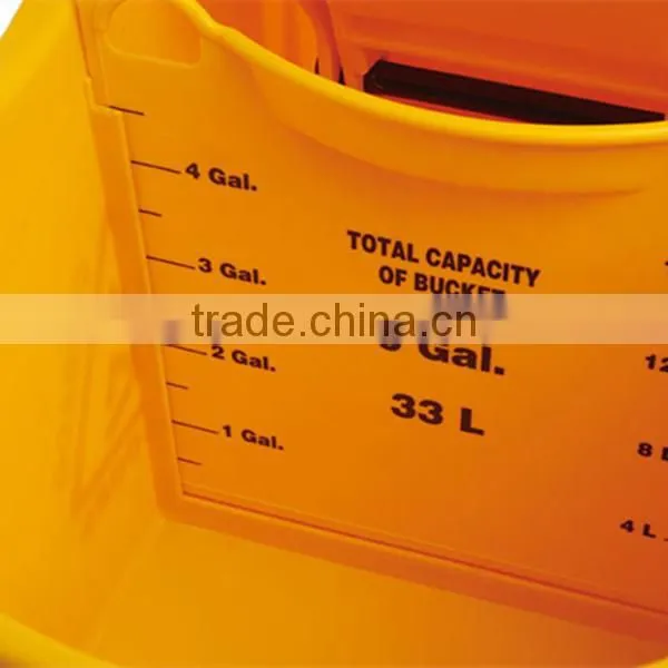33L hotel cleaning bucket with wheels