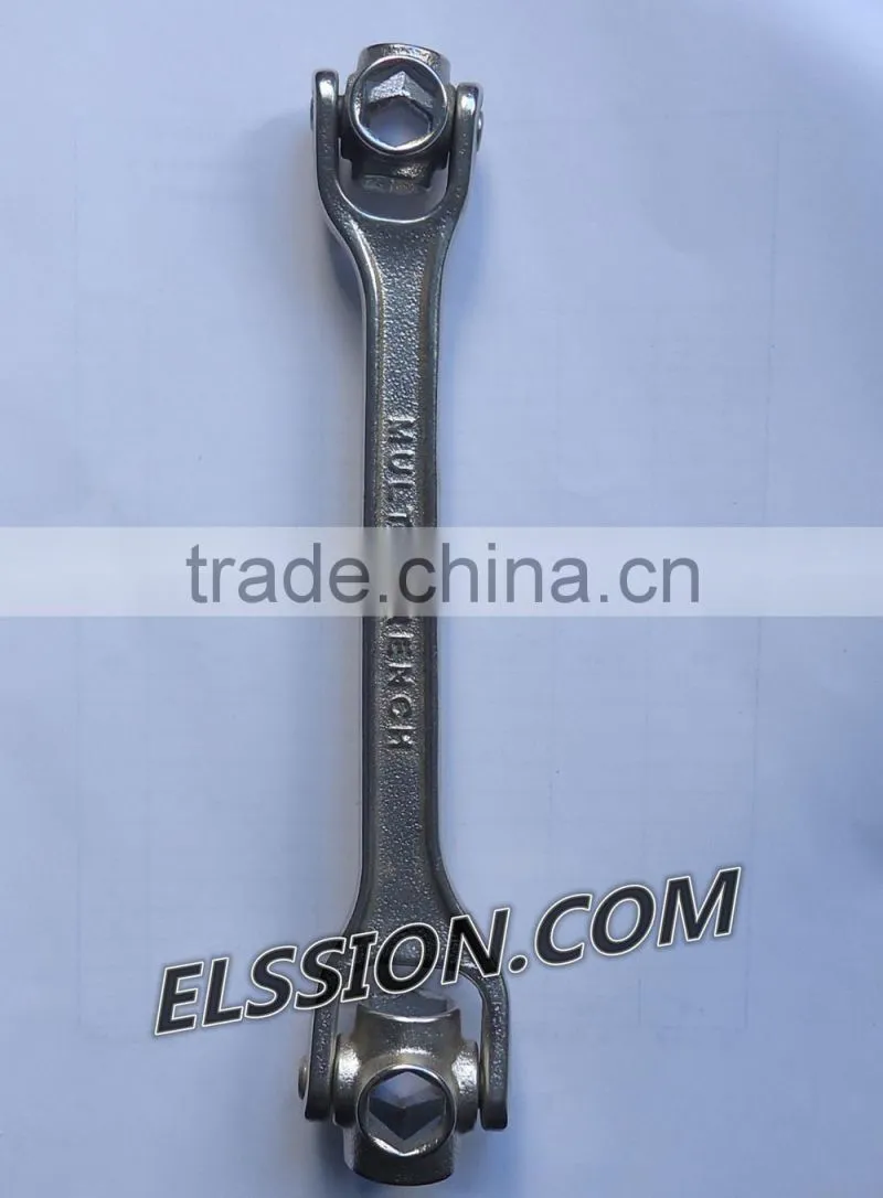 Multifunction 8 in 1 flexible socket spanner / wrench