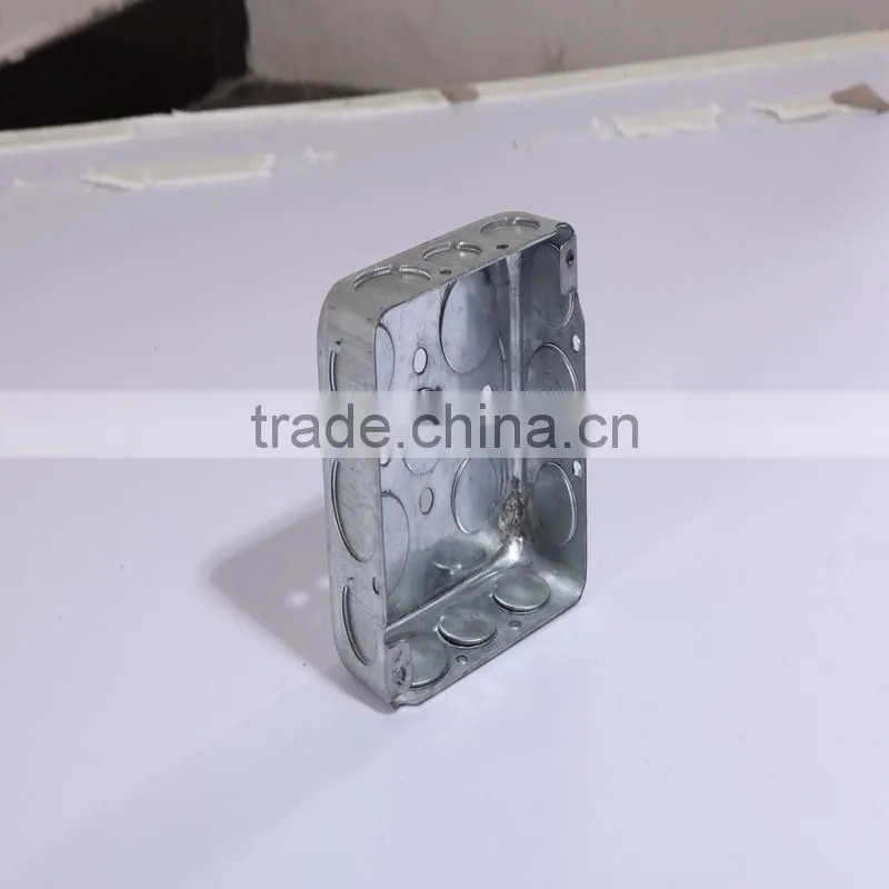 Switch and Socket Boxes, Steel Box, 3*3, 3*6 for conduit