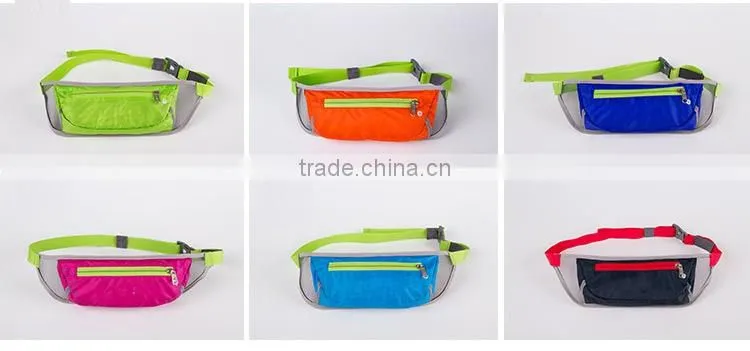 Cheap Tough running belt with water bottle Hiking Running Waist Pack Outdoor Water Resistant Waist Bag