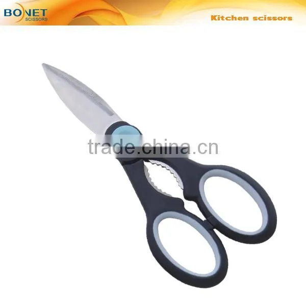 S52009 FDA qualified 8-3/4" Popular Kitchen Magnetic scissor with holder