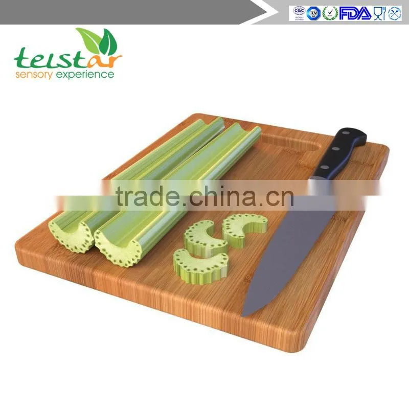 Enduring Bamboo 3 Piece Cutting Board Set Breads Meats Vegetables - Hardy Bamboo Care Instructions & Lifetime Guarantee