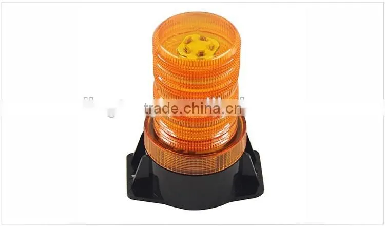 LED Strobe Light Beacon 10-30V 30pcs LEDs Amber Alarm Lamp