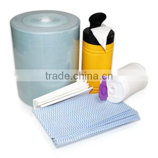 printed needle punched bamboo fiber super non-woven cleaning cloth