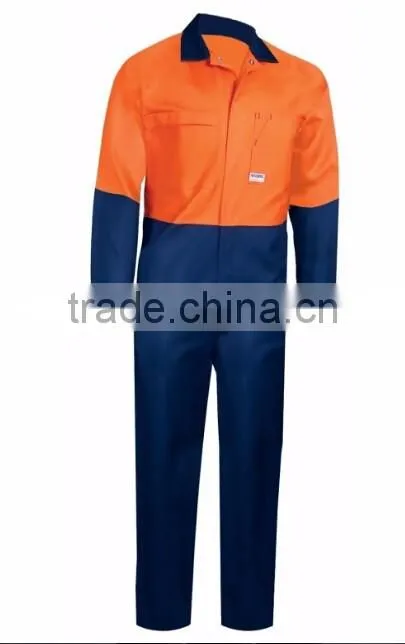 Customized Fire Retardant Industrial Ultrasoft uniform Reflective Tape overalls