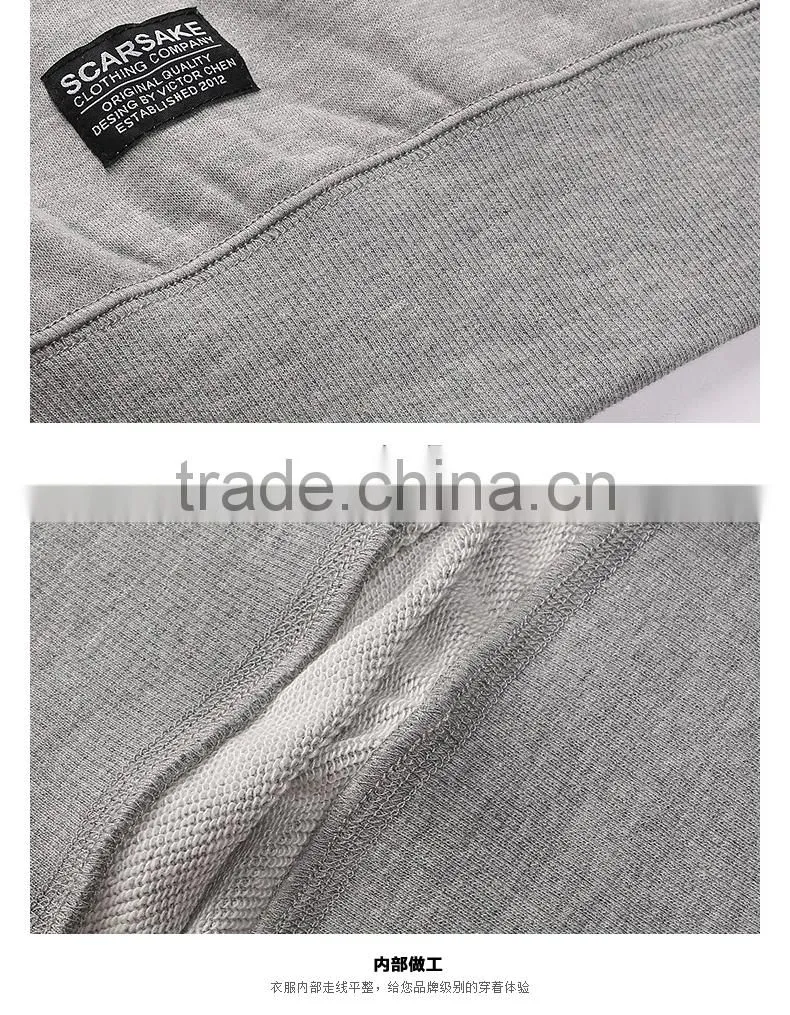 Crewneck custom mens sweatshirt with pattern