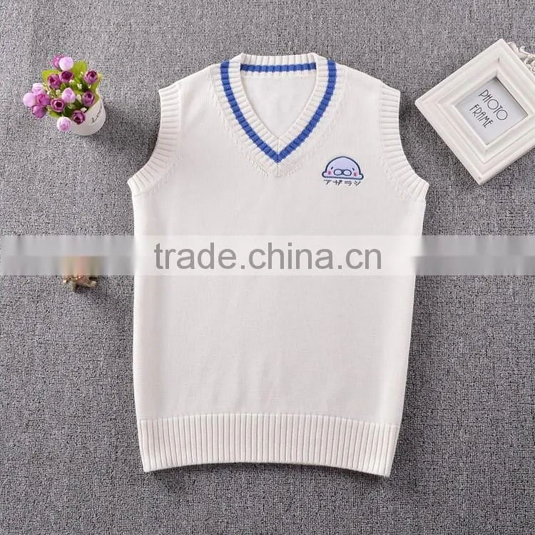 Primary school uniform design unisex uniform vests