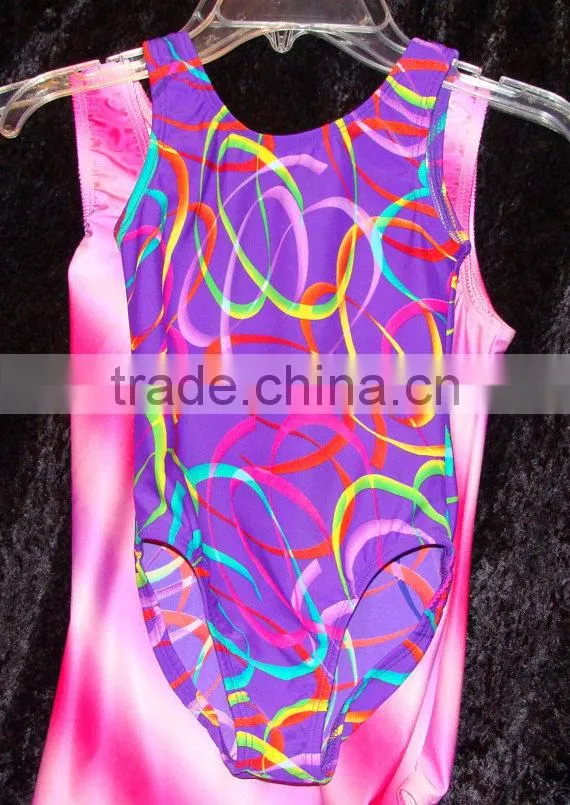 rainbow Colorful Gymnastics ballet leotards babies, toddlers, Girls