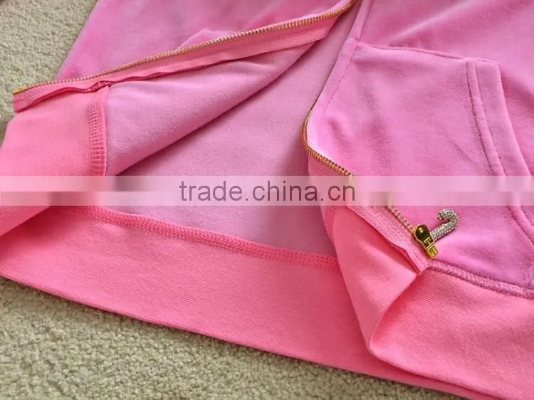custom design sports training set woman athletic dress women's winter velvet sports track suit