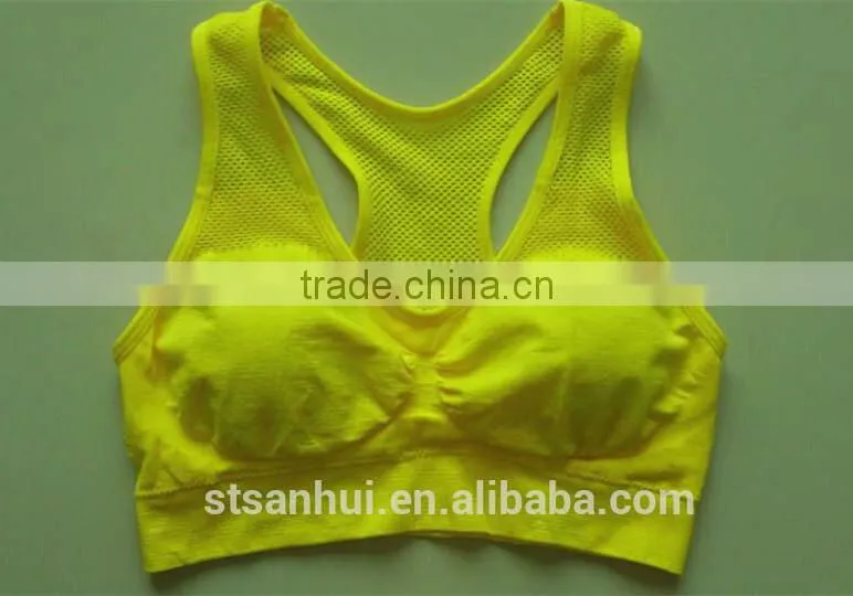 seamless camisole bra women net ventilate sports bra top sale high quality