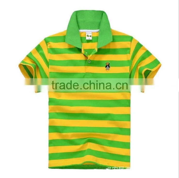 New 100% Cotton Kids Clothes Tee Boys Polo T-shirt