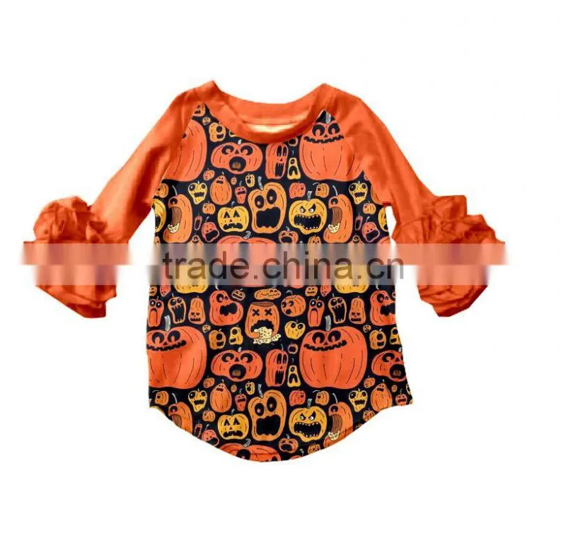 Summer Baby Girl Clothes Icing Raglans Top T Shirt Wholsale Icing Raglan Shirts for halloween