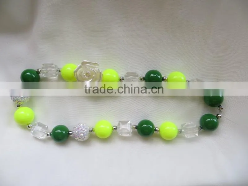 XF-406 Lastest baby girls fashion jewelry kids necklace children's beautiful necklace