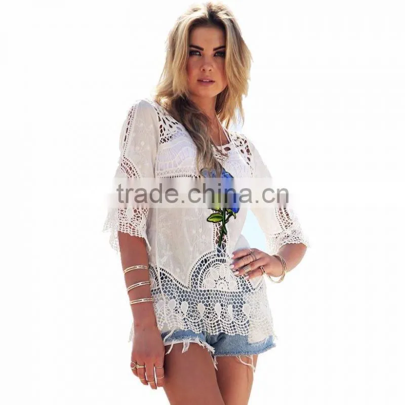 2017 latest fashion design cutting ladies top women indian style blouse