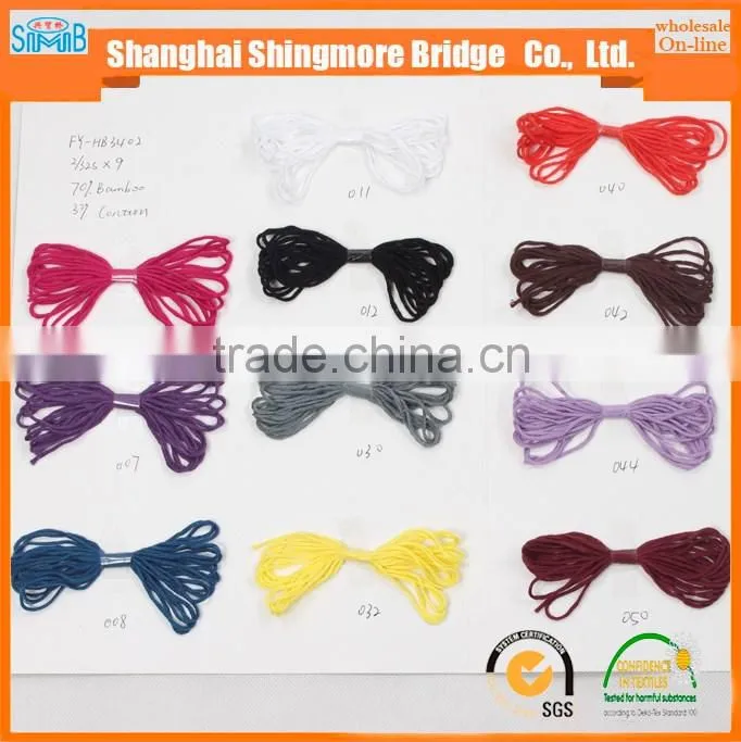 Online shopping knitted yarn china supplier cheapest price wholesale eco-friendly 70%bamboo 30%cotton blended baby yarn