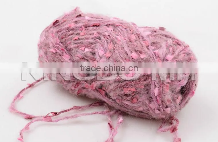 Fancy yarn for knitting scarf