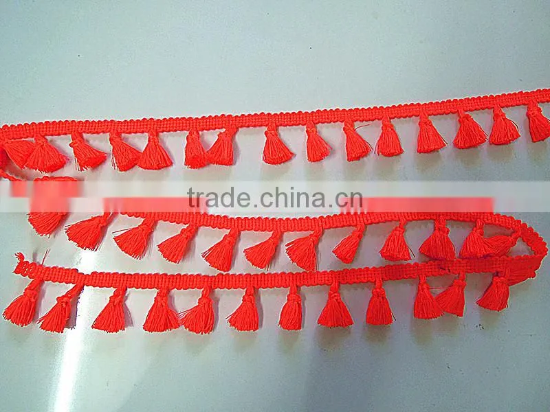 30cm High Quality wholesale CVC tassel fringe for curtain