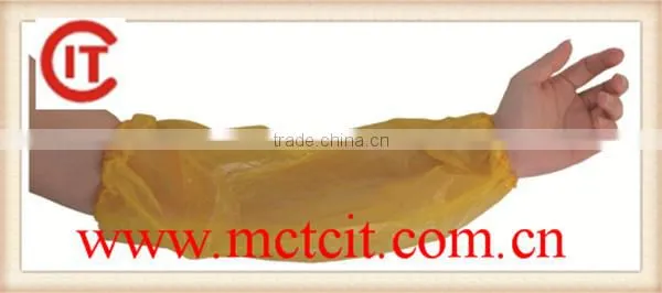 PE Sleeve Cover/disposable arm cover/disposable plastic arm covers with High Quality