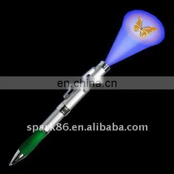 promotion gifts logo projection pen with logo projector function