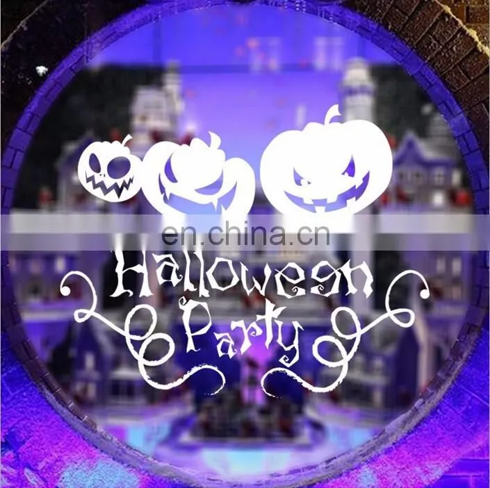 Halloween Theme Pumpkin Evil Window/Wall Sticker Halloween Decoration Home Decoration