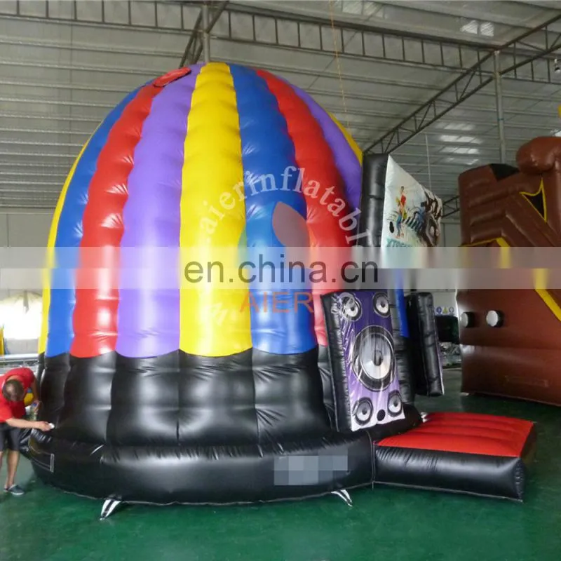 Latest USA style inflatable disco dome / popular disco dome inflatable bounce house