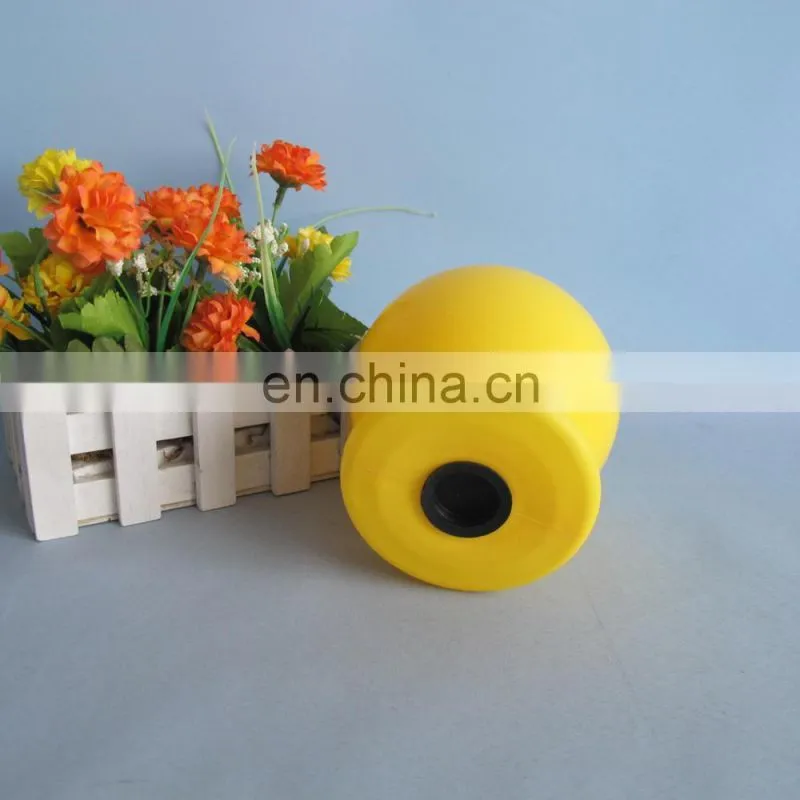 Lovely smile face plastic coin box