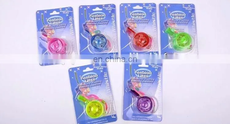 LED flashing whistle wholesale,lighting up whistle export to Brazil