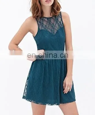 lace beautiful sleeveless elegant dress