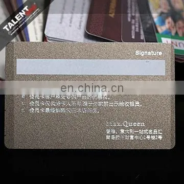 customized plastic Business member plastic card,vip pvc card