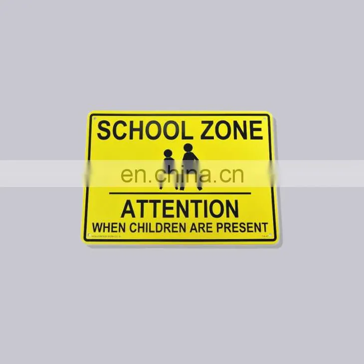 Wholesale OEM Items Ractangle Shape Aluminum Notice Sign Type Custom UV Safty Sign Board