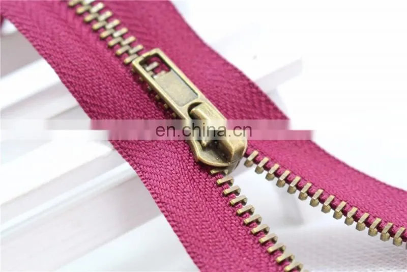 6 Colors Available,Close-open Metal Zippers With Pearl Slider, Multi-color #5 Zippers For DIY Sewing