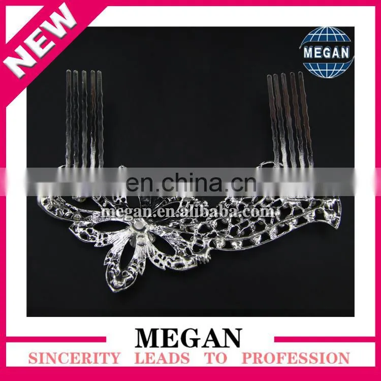 Princess Crown Tiara Comb Hair Clip Bridal Hair Jewelry wedding decorative hair combs