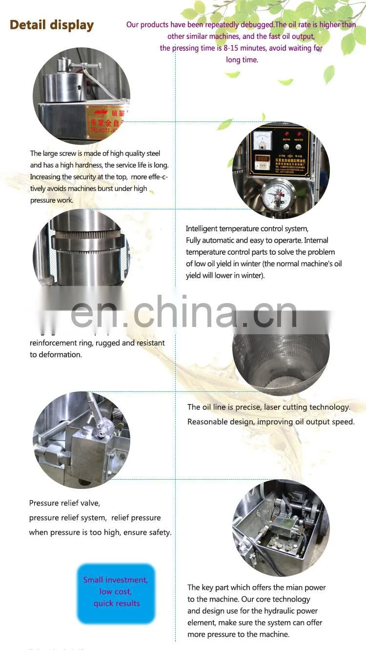 Hydraulic coconut oil machine
