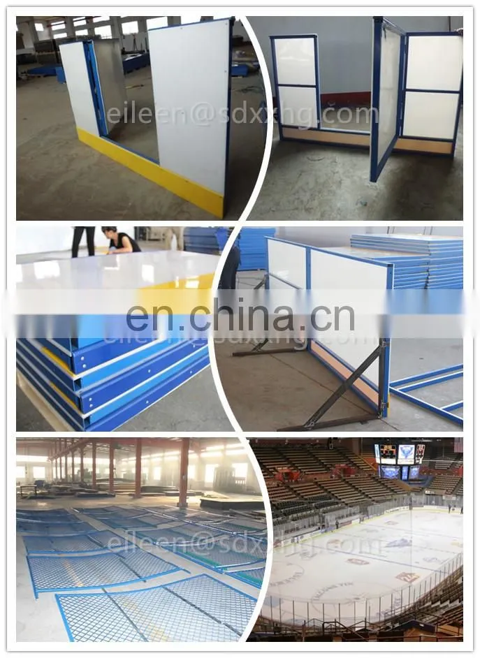 Excellent Self-lubricating UHMWPE synthetic ice rink,ice skating rink,hockey shooting ice rink with hdpe board