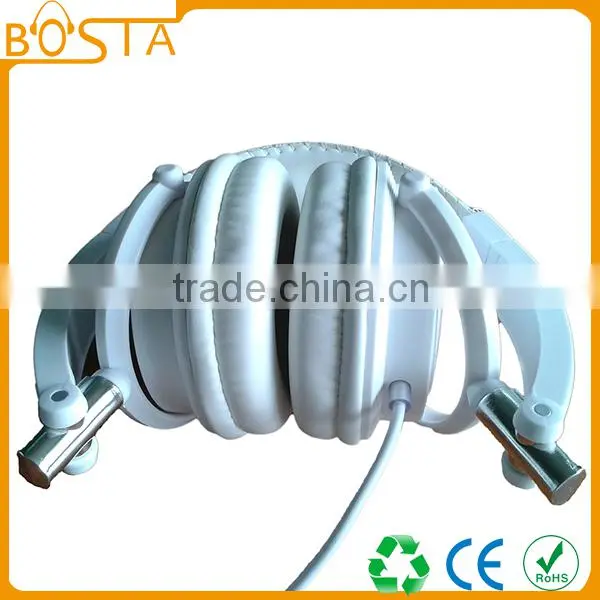 Multi-colors long cable high end black top headphone for gift