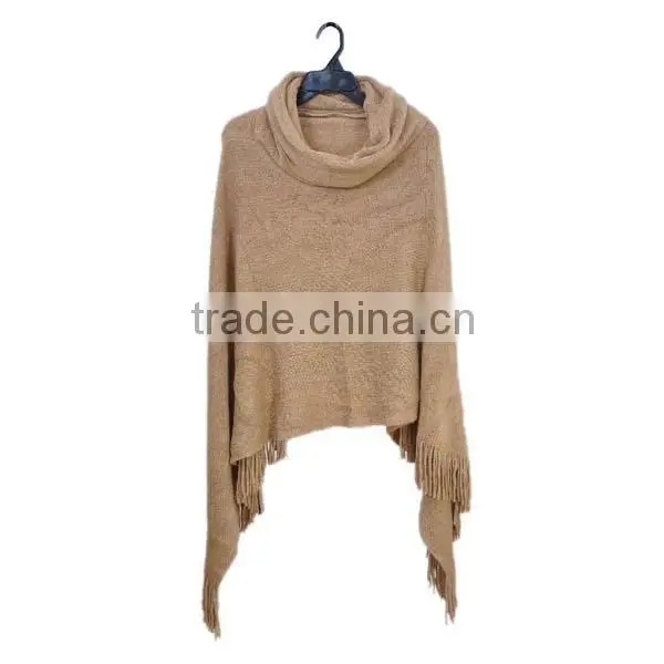 wholesale women crochet kint poncho sweater patterns