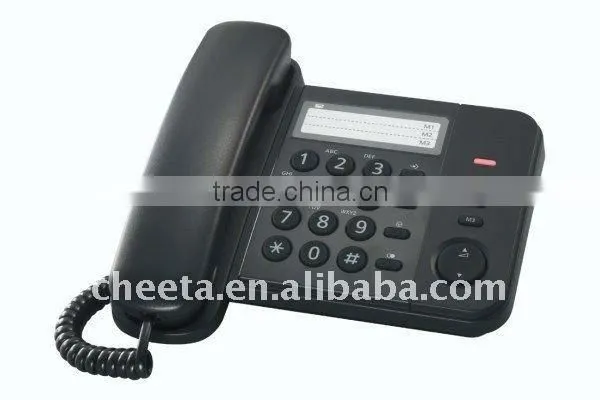 Brand style cute corded telephone with basic function