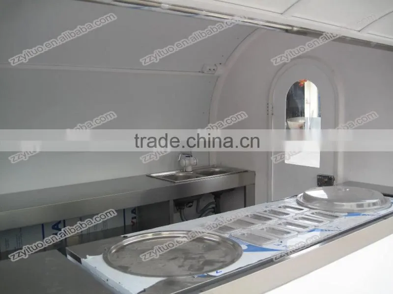 Made In Chima Mobile Ice Cream Cart Attractive Logo Street Fast Food Kiosk/ Fast Food Trailer