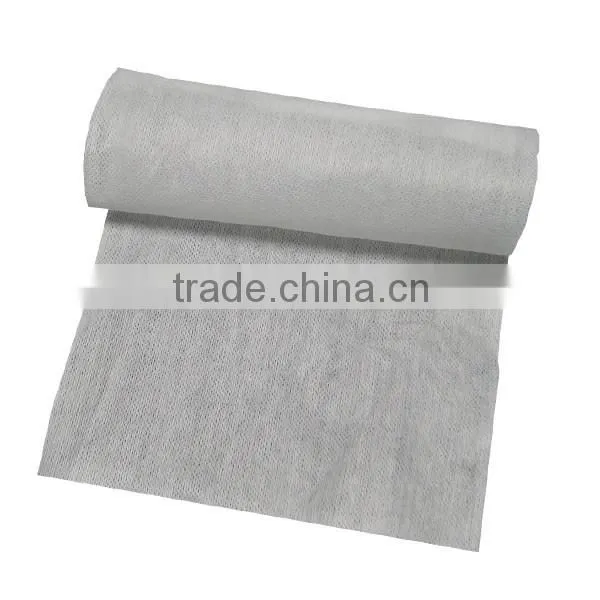 Cross Lapping 80% Viscose 20% Polyester Spunlace Nonwoven Fabric for Wet Wipes