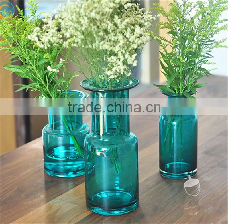 glass terrarium vase different shape different colors