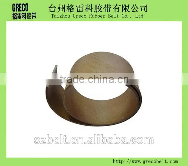 Cut edge transmision belt