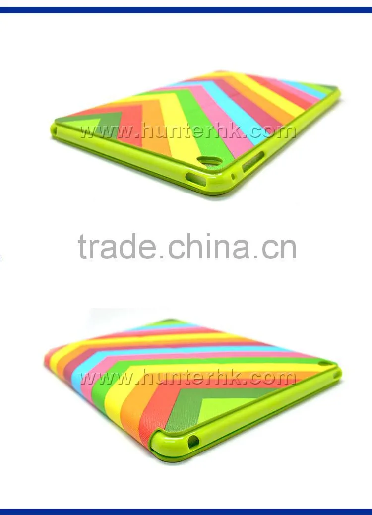 Girlie Printed Rainbow Tablet Case For iPad Pro