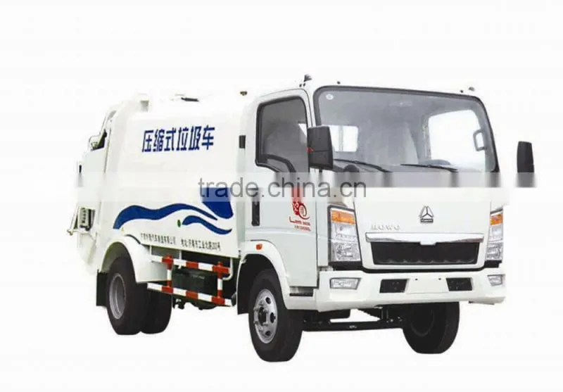 howo 14 CBM Compressed Garbage compactor truck
