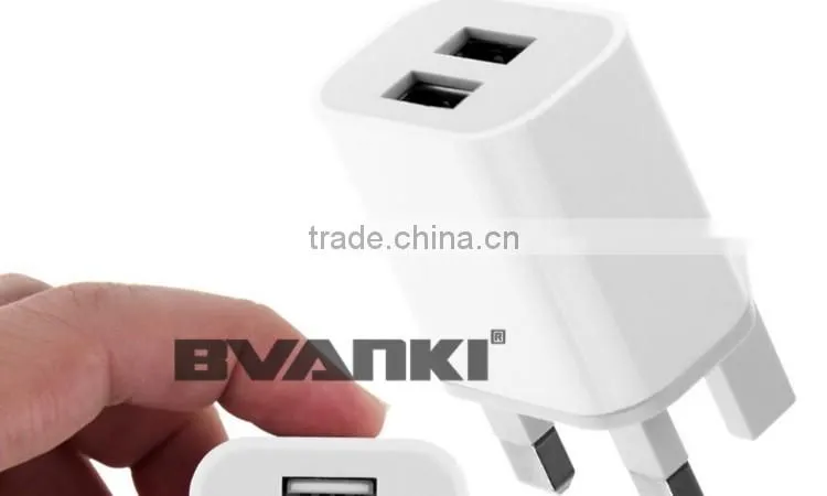 2016 trending products AU UK US EU plug USB travel charger 2.1A universal 2 Ports Dual USB wall charger for samsung