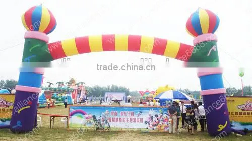 Beautiful arch inflatable arch cheap inflatable gate for sale