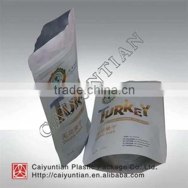 aluminium zipper food packing bag