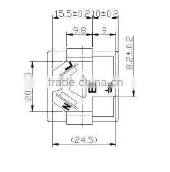 3 type China10A 250V schuko socket