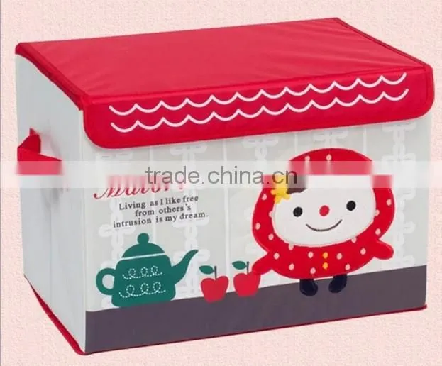 Non-woven Anime Plastic Storage Bins