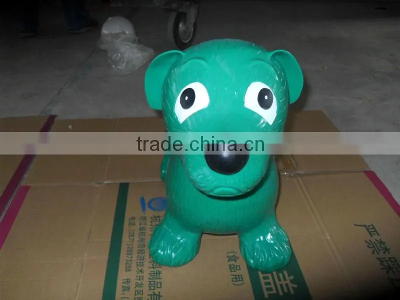 PVC Jumping bouncer dog/ Inflatable Jumping Animal crocodile / PVC Inflatable toy